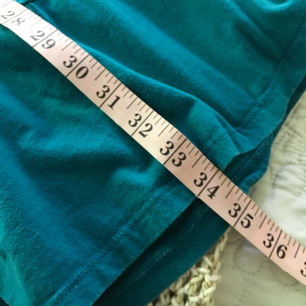 Time and Tru Teal Blue Tiered Cotton Dress XL 16-18 - Picture 7 of 7